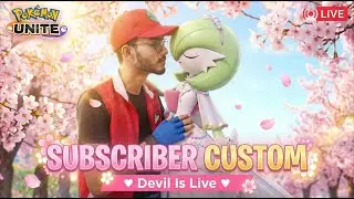 Custom Challenge with Subscribers #pokemonUNITE #10ksubs #irl #facereveal #happynewyear #10ksubs
