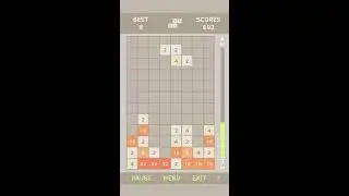 2048 Tetris Game | Blocks Number