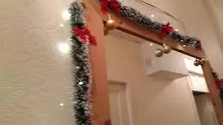 Christmas decorations using only poundshop items in London 2018,bargain