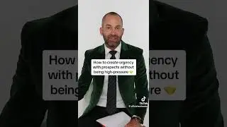 How to create urgency in sales without being pushy! Shoutout to Matt Easton for this content!