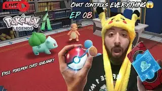 🔴 LIVE Pokémon ZA EP 08 – Chat Controls EVERYTHING (this GOT wild)  & Giveaways