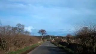 March Drive On Narrow Scottish Road To St Martins Perthshire Scotland