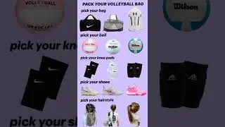 PACK YOUR VOLLEYBALL BAG! 🏐 #trending #volleyball #fyp #shorts