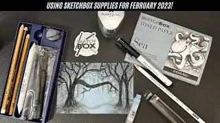Using The Supplies in February 2023 SketchBox