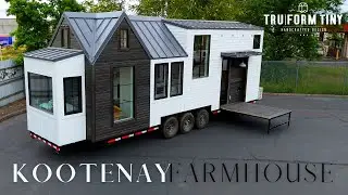 A FIREPLACE AND CONCRETE SINK IN A TINY HOUSE?
