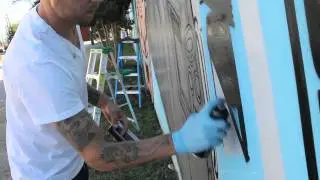 Artist Driven with Pose & Sever Граффити баннер