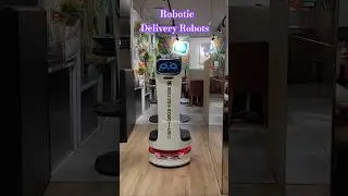Robot service #deliveryrobot #food #thailand #uk #family #travel #fyp #robot #shorts  #highlight #ai