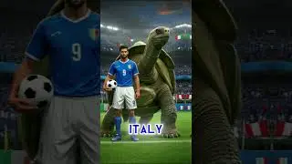 Incredible Animal Hybrid: Animal x Football player🤯 🇨🇴🇮🇹🇧🇪 #hybrids   #animalhybrid #animalfusion