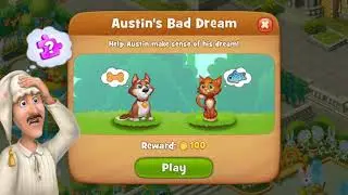 Austin's Bad Dream Puzzle GardenScapes Mini Ad Game 🎯