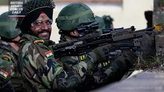 BRITISH ARMY SHARE TRAINING EXPERIENCE WITH INDIAN SOLDIERS