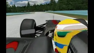Testing the McLaren MP4/24 at Watkins Glen (Onboard left)