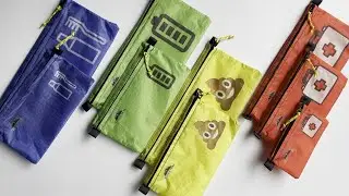Ultralight Printed Zipper Pouches by Hilltop Packs