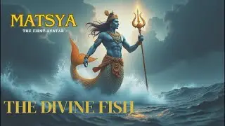 Matsya Avatar 🔱 The First Avatar of Lord Vishnu | Dark Cinematic Mythology