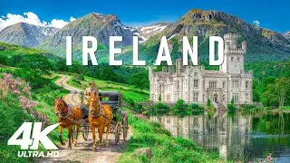 Ireland 4K  Discover Ireland’s Emerald Valleys & Fairytale Castles with Relaxing Piano
