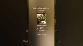 Teach My Heart to Listen (Nigerian Reggae)