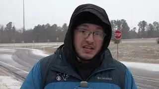 Gregg County roads accumulate ice and sleet