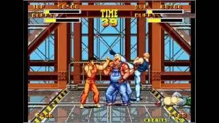 Burning Fight (Arcade) 2P Cooperative Playthrough
