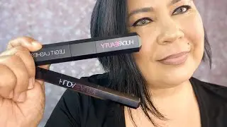 Huda Beauty Legit Lash Mascara & Life Liner Duo/ Try On & Review and Take Off/4K/1st Impression