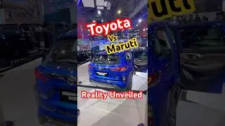 Toyota vs Maruti Truth Unveiled 😨 #toyota #marutisuzuki #taisor #fronx #rumion #ertiga #hyryder