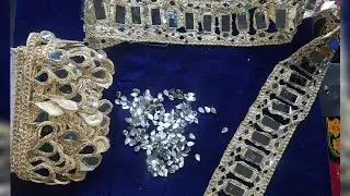 Velvet के Suit पर Trendy Mirror Lace लगाकर बनाएं शानदार Design | Velvet Anarkali Suit Design