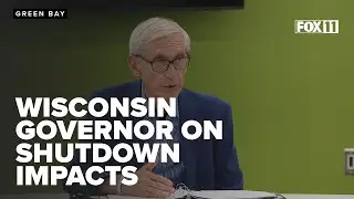 Gov. Tony Evers, D-Wisconsin, addresses government shutdown, health care cost impacts