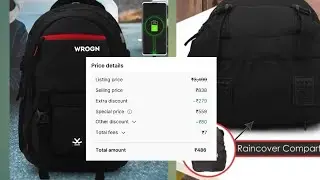 WRONG BACKPACK 40L🎒 unboxing and review under 500 #bag #schoolbag 