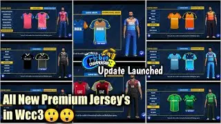 Wcc3 All New Premium Jersey's Exciting😲😲