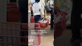 Trader Joe's canvas mini tote bags return to eager shoppers #Shorts