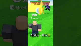 1v1ing Ice with Fire 🔥🧊 #Roblox #SlamRoyale