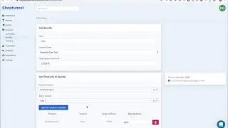 How to Create a Bundle in Shopfunnel