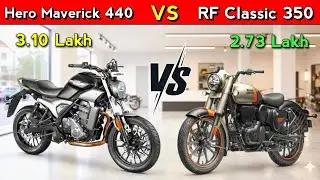 Hero Maverick 440 vs Royal Enfield classic 350 Full Comparison | Rider By SKF 