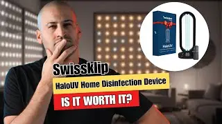 Swissklip HaloUV, Mold Remover, Home Disinfection Device, Dust Mites Remover, UV Light Sanitizer