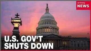 U.S. gov't shutdown begins after Senate fails to pass budget bill