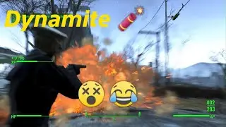 Fallout 4 Funnest Weapon / The Dynamite Gun
