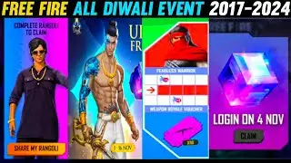 Free Fire All Diwali Event 2017 To 2024 | Free Fire All Diwali Event - Garena Free Fire
