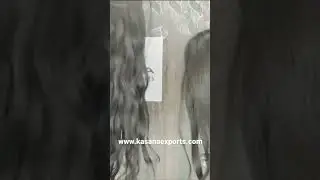 Raw unprocessed natural closure human hair Our website - www.kasanaexports.com #rawhair #indianhair