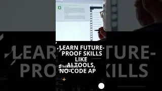 Learn these Future Proof Skills...