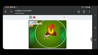 Jogando meu jogo de terror sobre acampamento no Scratch 