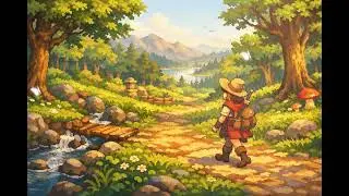 O Viajante na Estrada Antiga 🌿 | Sons de RPG para Relaxar, Dormir e Imaginar Aventuras