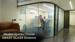No blinds. No Curtains. Just Smart Glass | Switchable Glass | Smart Privacy