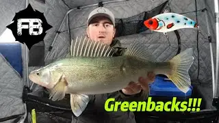 Rattle Bait Lake Winnipeg Walleye!!! (With the Frostbite Crew!!)