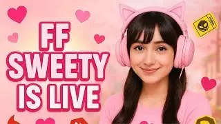 FREE FIRE LIVE STREAM | FF SWEETY || FF GIRL 🎯🔥#Gyangaming #ff #Target_7k.subscribers