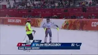 Men's super combined visually impaired | Alpine skiing | Sochi 2014 Paralympic Winter Games