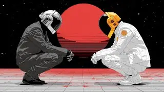 Музыка для ночной езды в стиле Daft Punk Funk Wave | Ретро-чил Synthwave электронный микс