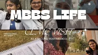 A Day in My Life | 2nd Year MBBS | CLMC Visit 🏥📚🩺. 