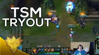 Meteos, Doublelift, Bjergsen & Dardoch - TSM Tryout - Dynamic Queue Highlights