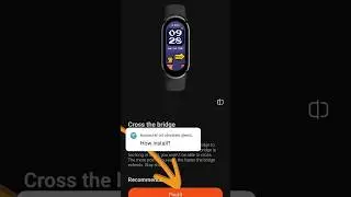How to install games on smart band eight?🎮 #games #smartwatch