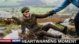 Moment Catherine Stepped Out To FACE HARSH WEATHER Carried A Touching Healing Message