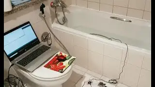 Mesure de la célérité des US dans l'eau (baignoire) à l'aide des capteurs JSN-SR04T pour Arduino.