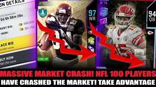 MASSIVE MARKET CRASH! NFL 100 AND ZERO CHILL DESTROYED THE MARKET! BUY? | MADDEN 20 ULTIMATE TEAM